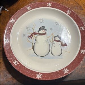 Set of 3.  Royal Seasons 10” Christmas Plates.